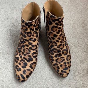 J. Crew Factory Leopard Boots